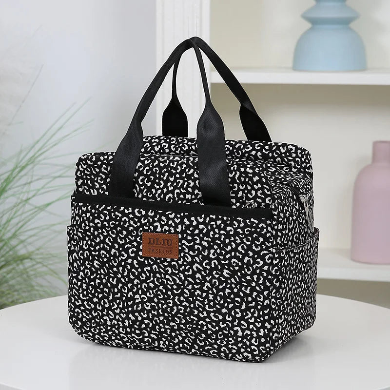 Thickened Nylon Insulated Lunch Bag - Heavy-Duty Lunch Box Carrier for School & Work — view 8 of lunch bags