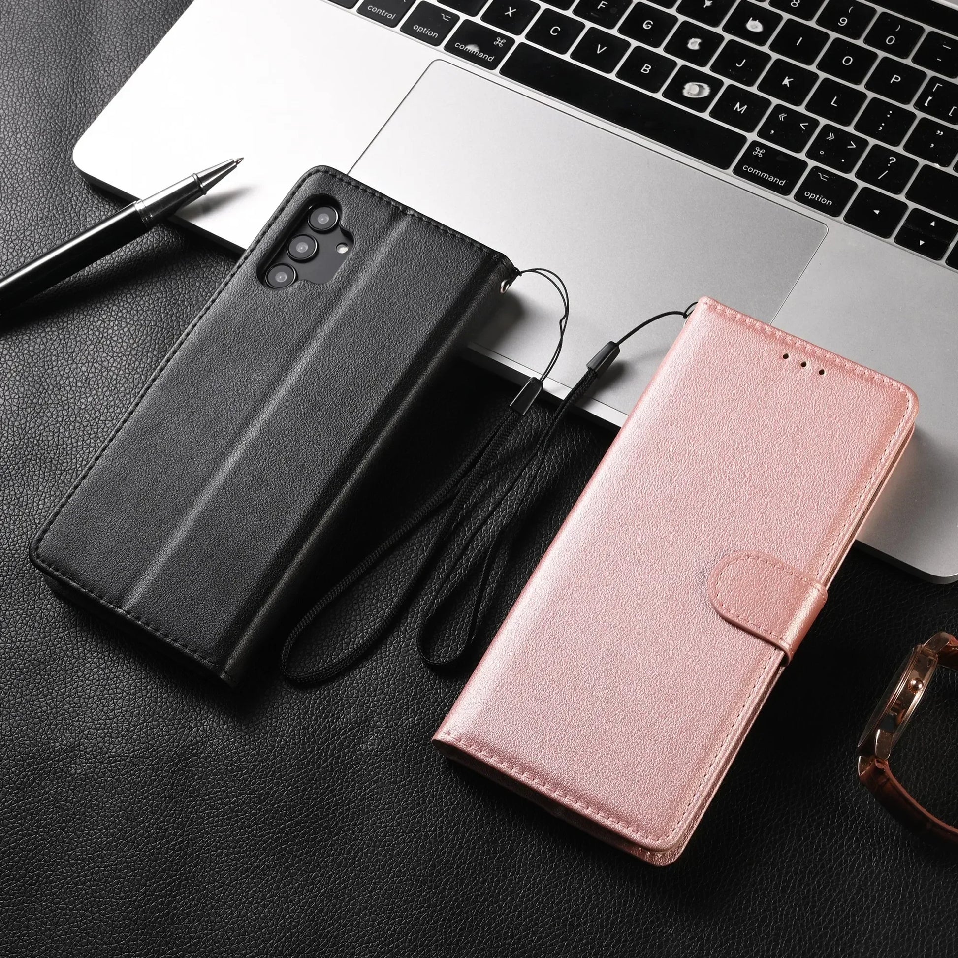 for Samsung Galaxy A-Series Leather Wallet Flip Case — A12 to A54 — view 6 of phone cases