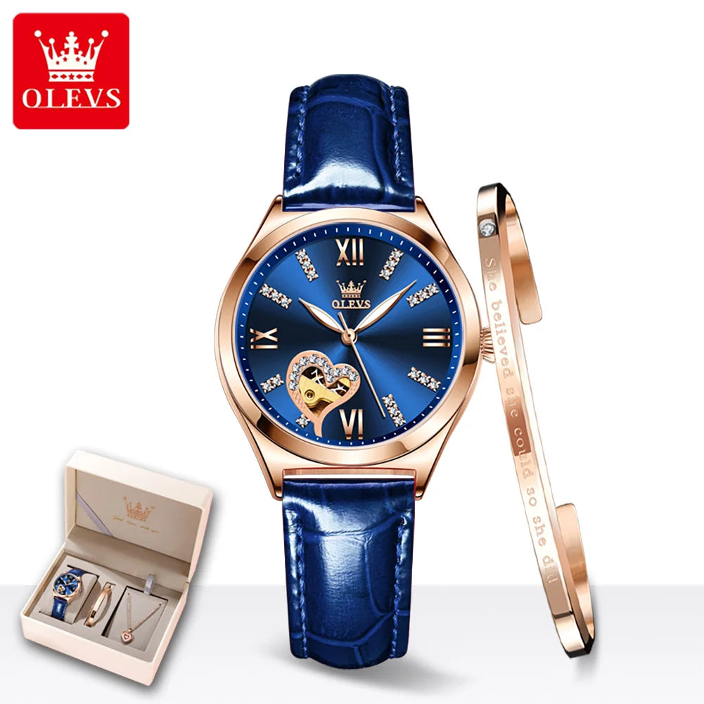 OLEVS 6636 Women's Roman Dial Watch — Luxury Fashion Quartz Wristwatch — view 15 of watches
