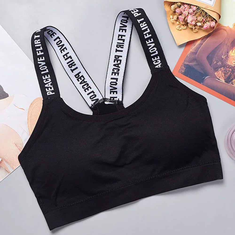 Seamless Athletic Crop Tank Top — Wide-Strap Yoga & Fitness Workout Bra-Lined Top — view 8 of tanks & camisoles