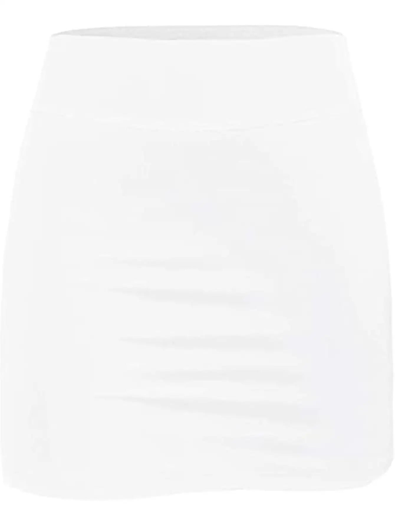 Pleated Tennis Skort 15-Inch — Mid-Length High-Waist with Golf Pockets — fabric close-up