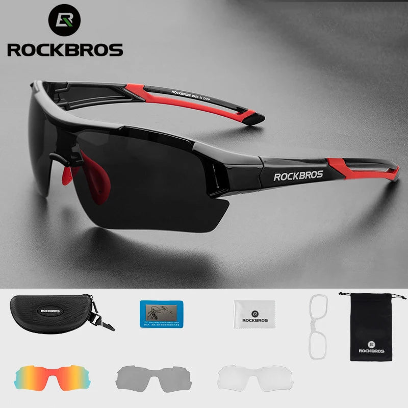 Polarized Sport Cycling Sunglasses — Men's UV400 MTB & Road Bike Glasses — view 1 of sunglasses