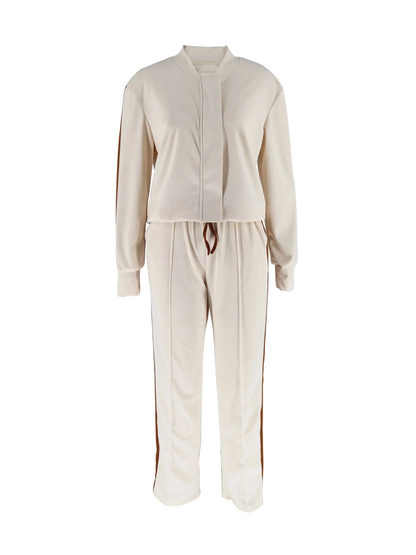 Women&rsquo;s 2-Piece Sportswear Set &mdash; Zip Jacket + Drawstring Pants Casual Tracksuit — view 3 of tracksuits