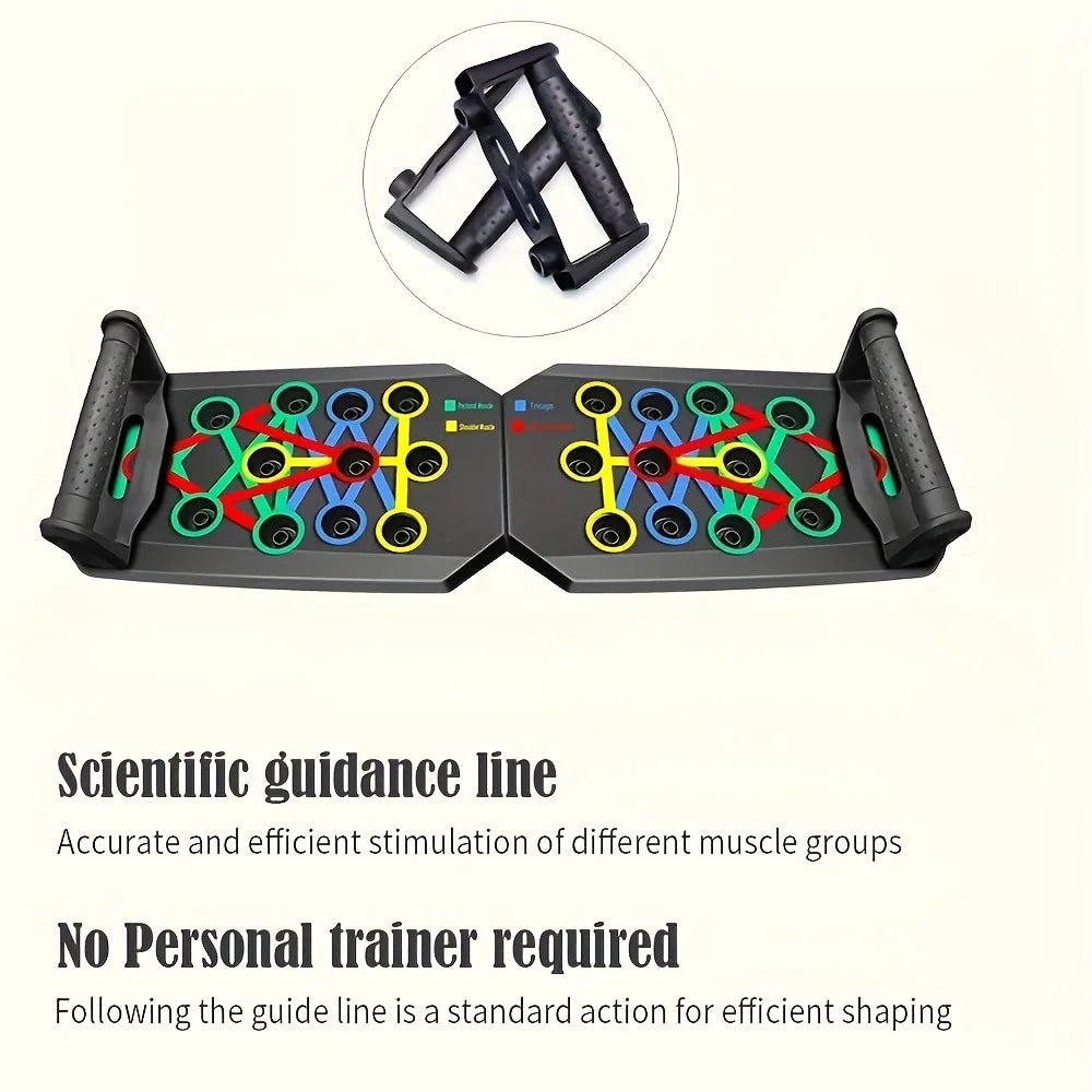Adjustable multi-grip push-up board for chest shoulder back and tricep training — view 5