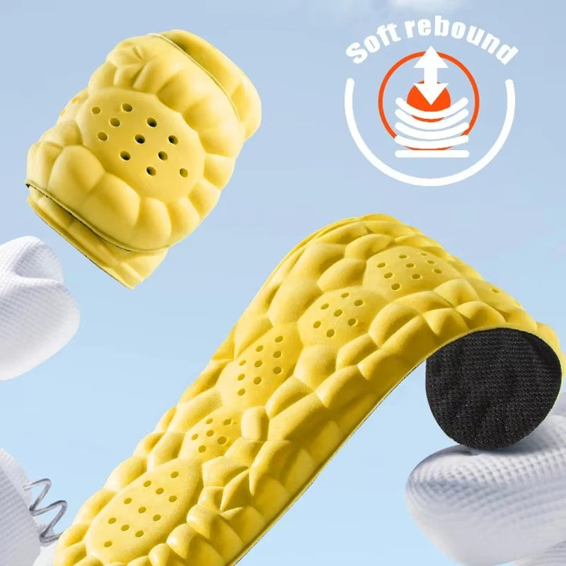 4D Cloud Technology Arch Support Insoles — Memory Foam Plantar Fasciitis Pair — view 3 of braces & support