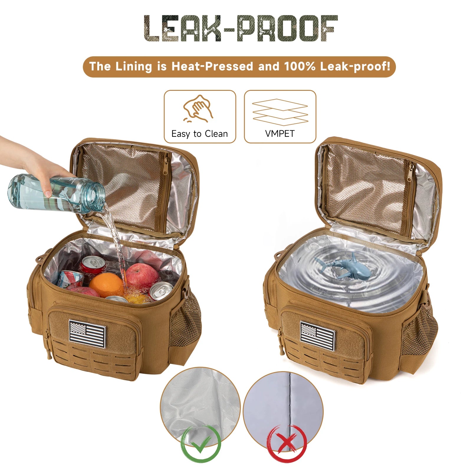 Insulated Lunch Box — Leak-Proof Tactical Cooler Bag for Work & Picnics — view 5 of bags