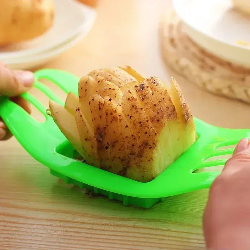 Stainless Steel Cutter, Slicer &amp; Masher &mdash; Potato &amp; Vegetable Fries Cutting Gadget — view 4 of kitchen gadgets