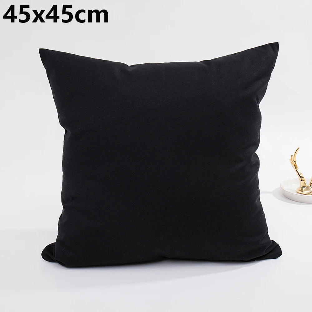 Plaid Sofa Cushion Cover &mdash; 30&times;50 &amp; 45&times;45 cm Multi-Color Stripe Pillowcase