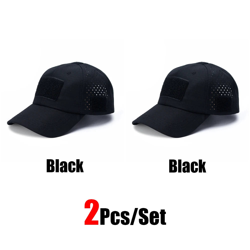Camouflage Baseball Cap Outdoor — Tactical Sun Protection Hunting Hiking Fishing Men's Hat