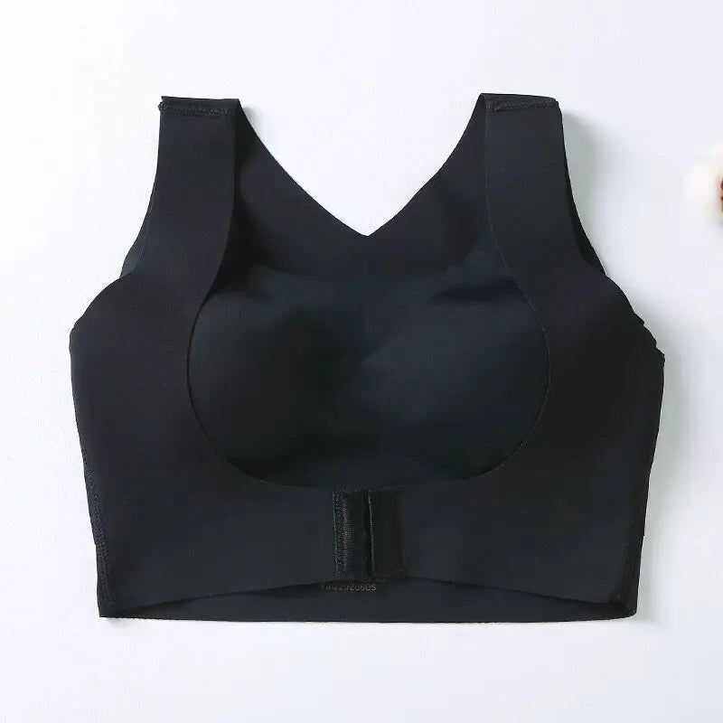 Posture Corrector Sports Bra &mdash; Front-Closure Humpback Correct Bralette for Women — view 8 of sports bras