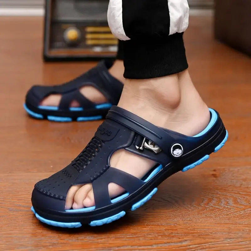 Sandals & Slides — Men's Outdoor Beach Slippers, Anti-Slip Peep-Toe Slip-On — view 8 of sandals & slides