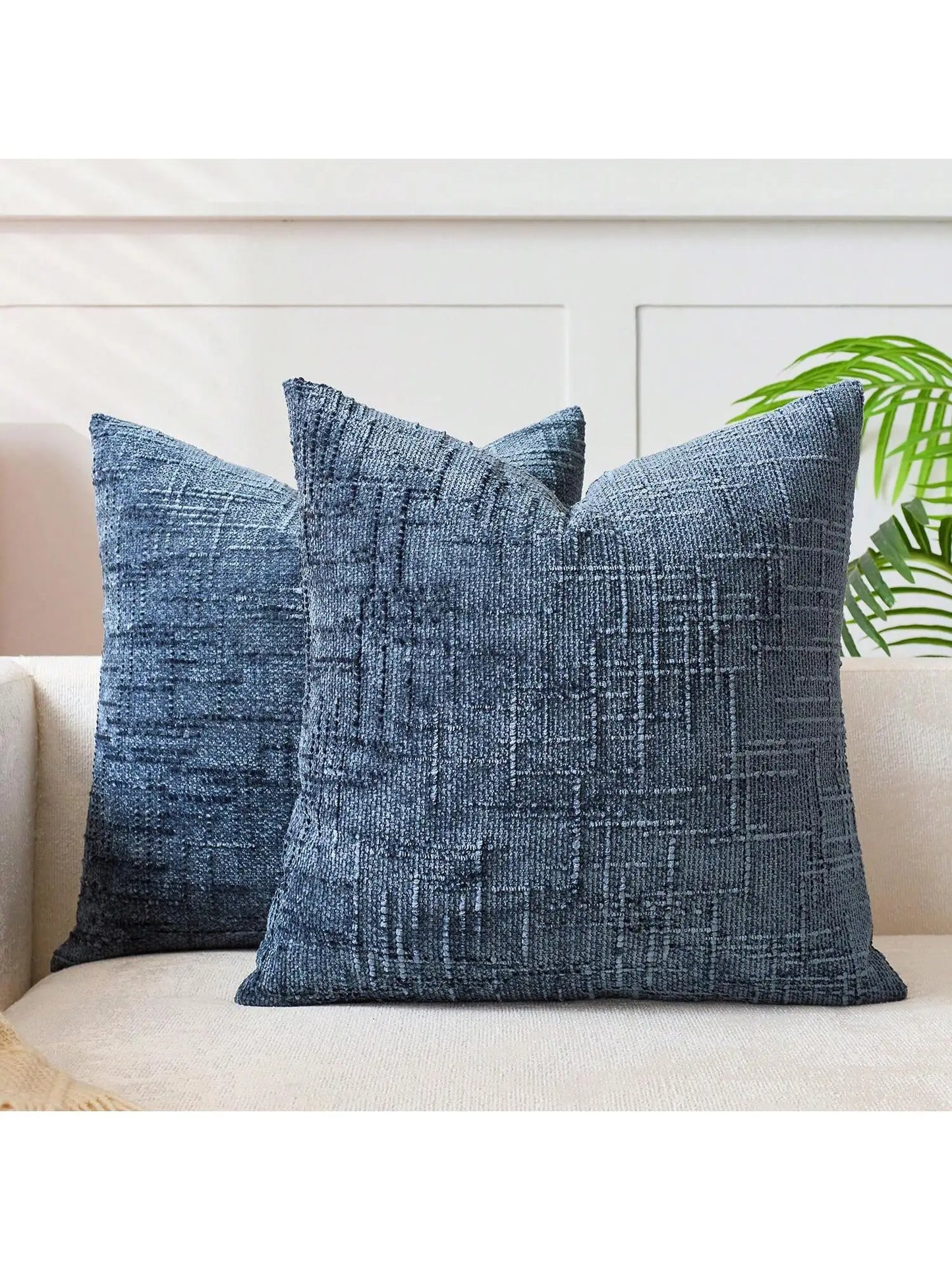 Khaki Chenille Striped Cushion Cover &mdash; 30&times;50 cm Geometric Throw Pillow for Sofa &amp; Bed — view 10 of cushion covers & pillow cases