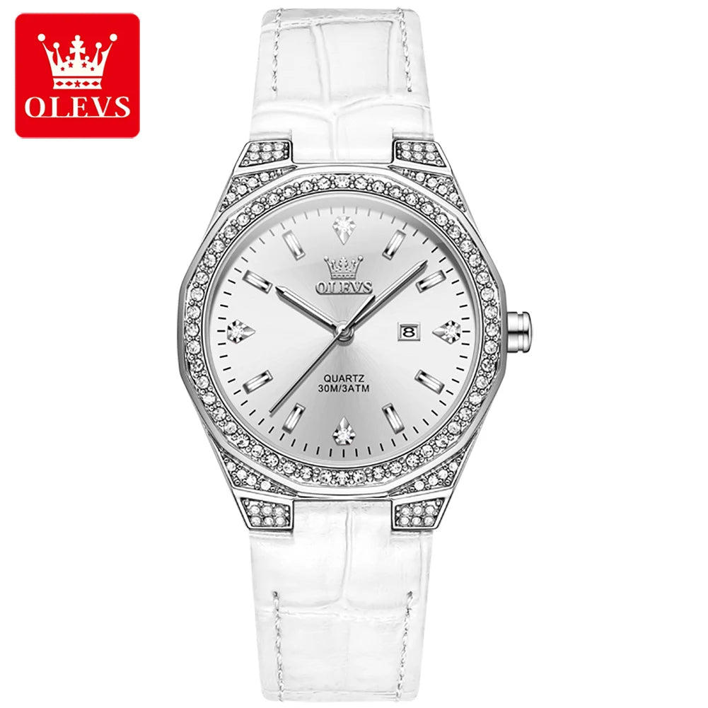 OLEVS Women's Diamond Watch — Original Luxury Quartz Wristwatch — view 7 of watches