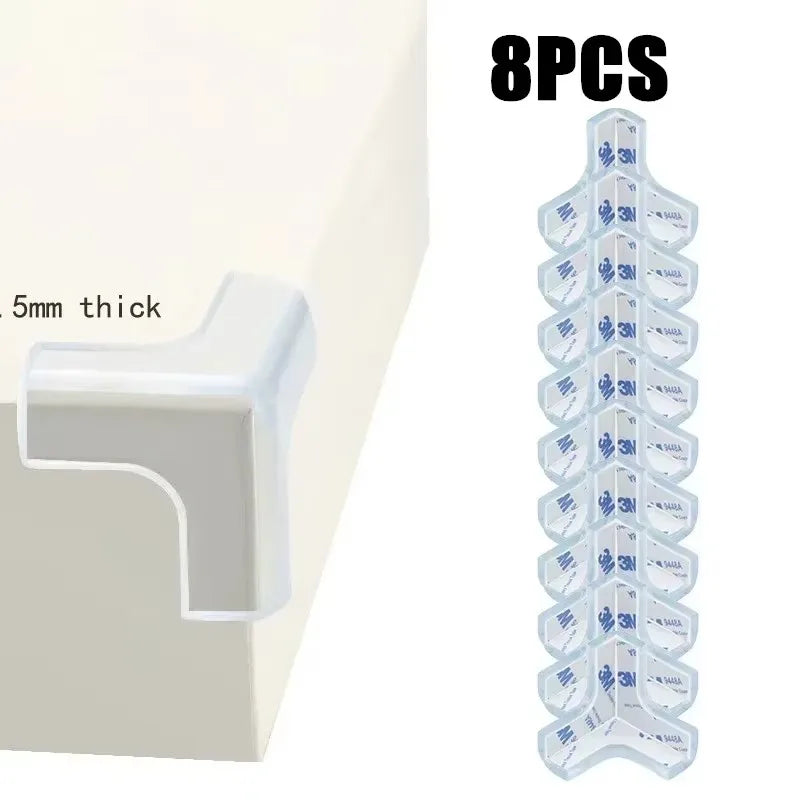 Transparent Baby Edge Protection Strip - Anti-Bump Furniture Guard with Tape — view 19 of baby safety