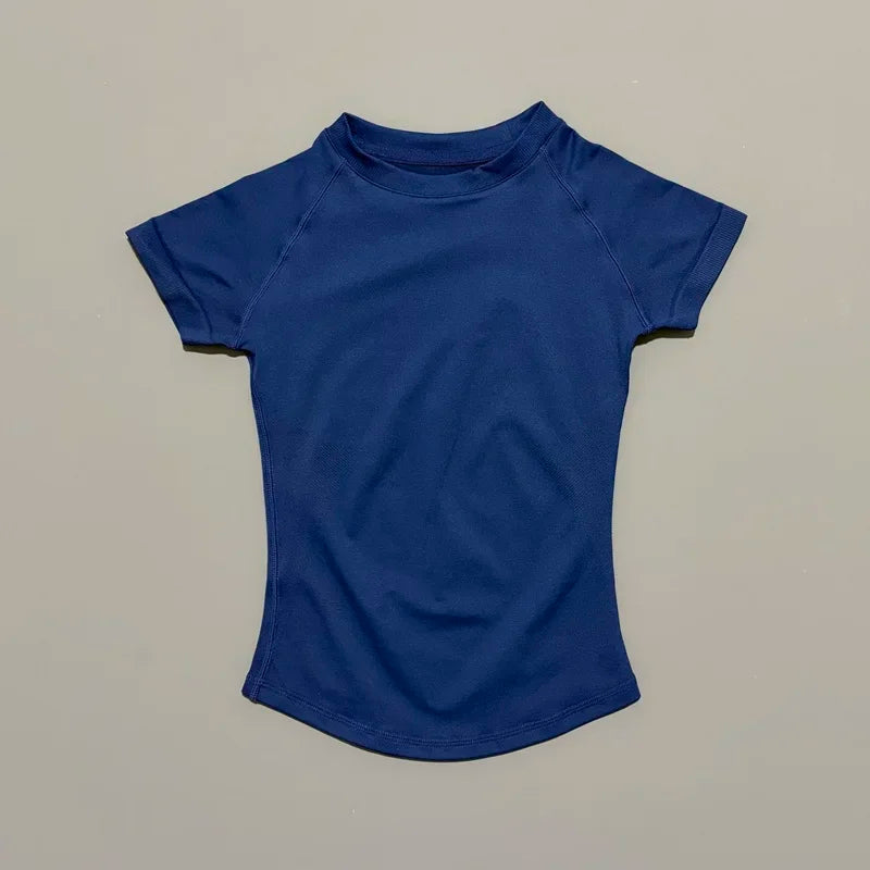 Impact Seamless Yoga Top &mdash; Women&rsquo;s Short-Sleeve Workout Shirt for Running &amp; Sports — view 19 of sports & fitness