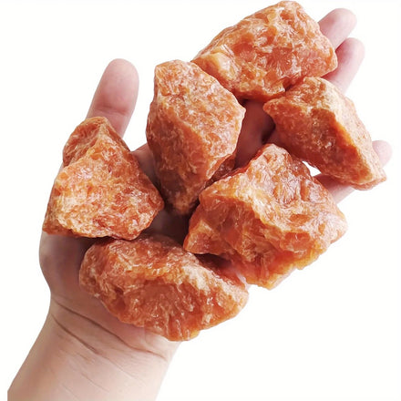 Crystal & Gemstone Sunstone Raw Crystal — Natural Decor Stone for Living Room & Bedroom