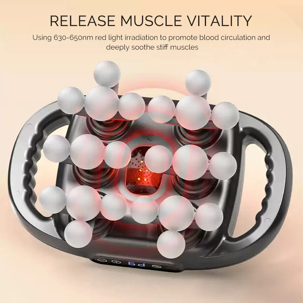 22-Head Deep-Tissue Percussion Fascia Massage Gun — Cordless Body Recovery — view 4 of recovery & massage