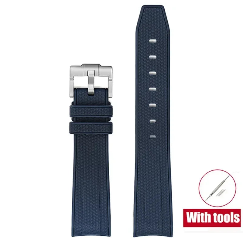 MoonSwatch Diving Strap — 20mm Curved-End Rubber Watch Band for Omega x Swatch