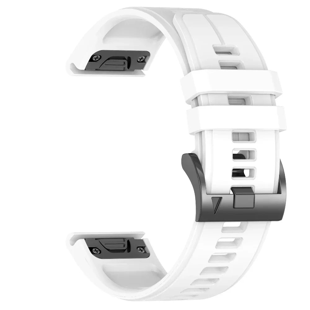 QuickFit Watch Band for Garmin Fenix 8/7/6/5/Epix Pro — 22/26mm Silicone Sport Strap