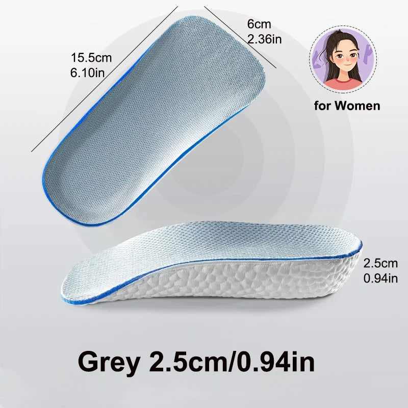 Heightening Arch Support Insoles — 1.5/2.5/3.5cm Height-Boost Pair — view 9 of braces & support