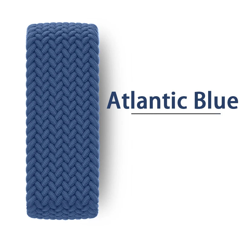 Braided Solo Loop Band for Apple Watch — Stretch Nylon Strap 38/40/41/42/44/45/46/49mm — view 10 of watch straps