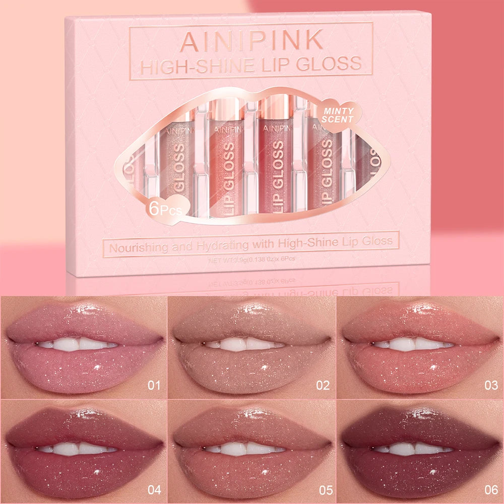 Shimmer Glitter Lip Gloss — Waterproof Moisturizing High-Shine Lip Color — view 6 of makeup
