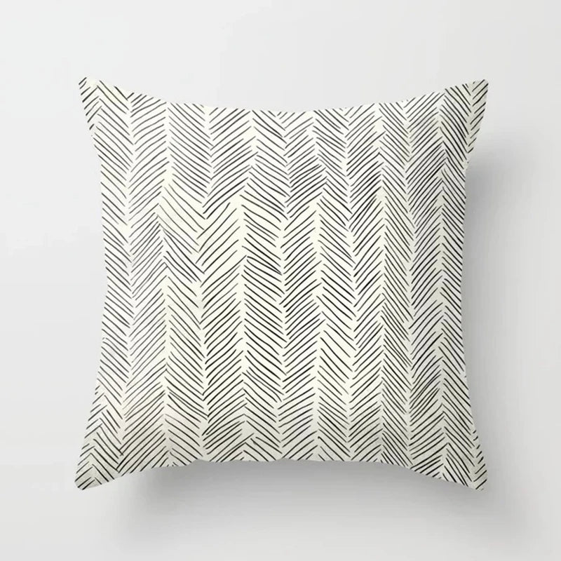 Geometric Abstract Cushion Cover &mdash; 45&times;45 cm Pillow Case for Office, Car &amp; Home
