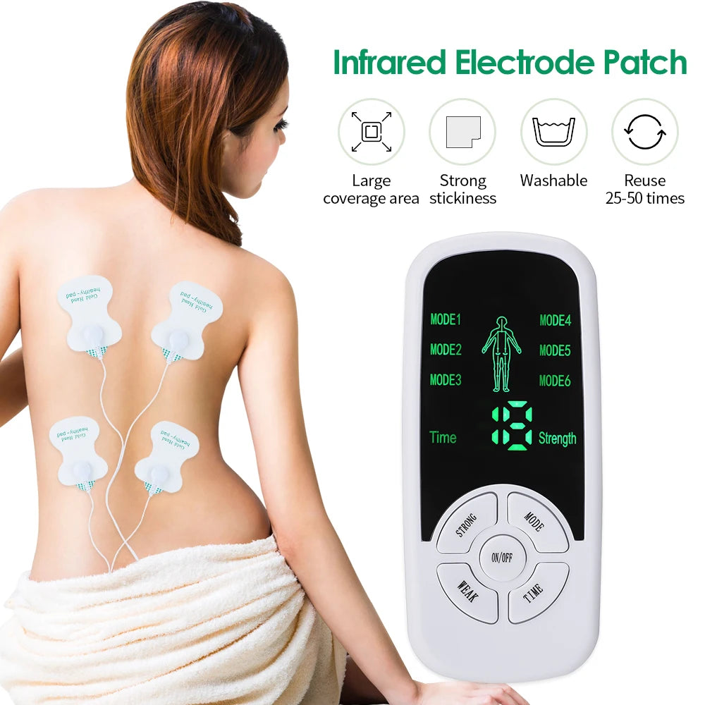 EMS Pulse Electric Muscle Stimulator — TENS Back, Neck & Body Massager — view 4 of recovery & massage