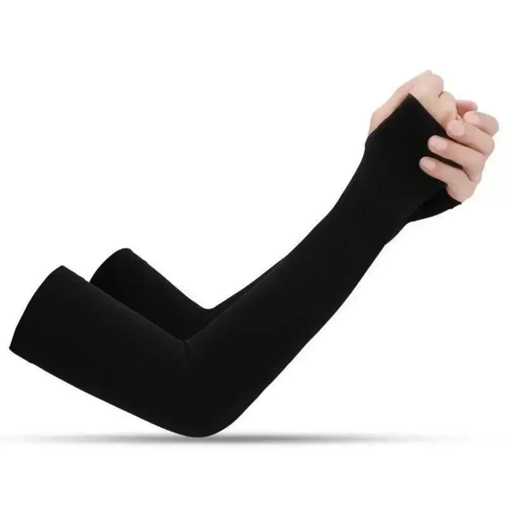 Cooling UV Compression Arm Sleeves — Sun Protection for Cyclists & Golfers — view 9 of braces & support