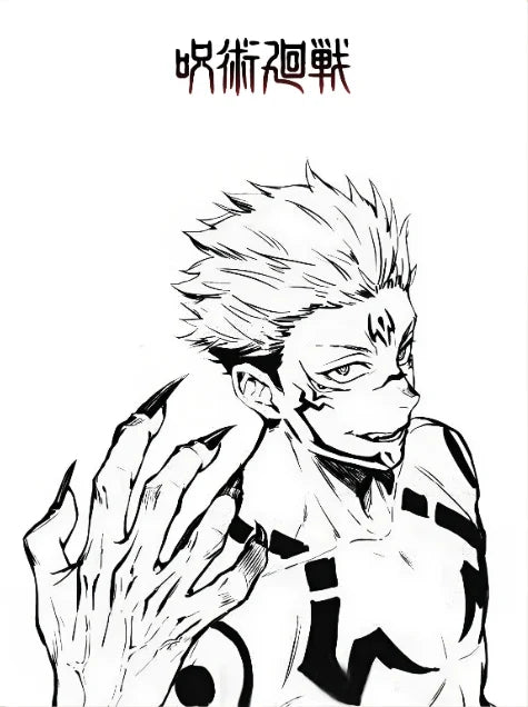 Jujutsu Kaisen Retro Canvas Poster — Japan Anime Wall Art for Game Room & Home