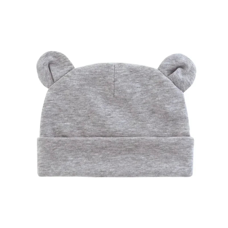 Newborn Ear-Shape Bonnet - Cotton Photography-Prop Hat for Babies 0-1Y — view 15 of baby hats