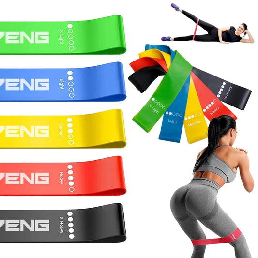 Resistance Bands — Stretch Loop Band Set, 5-Level Physical Therapy Bands — view 1 of sports & fitness