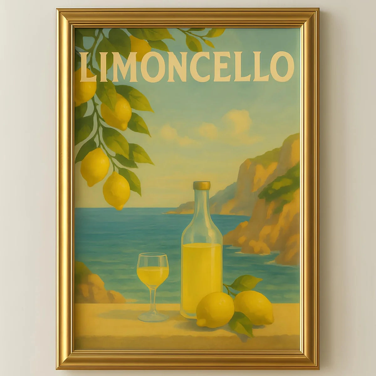 Italian Lemon Tree Canvas Poster &mdash; Cottagecore Landscape Spring Wall Art for Home Decor — view 14 of wall art & prints