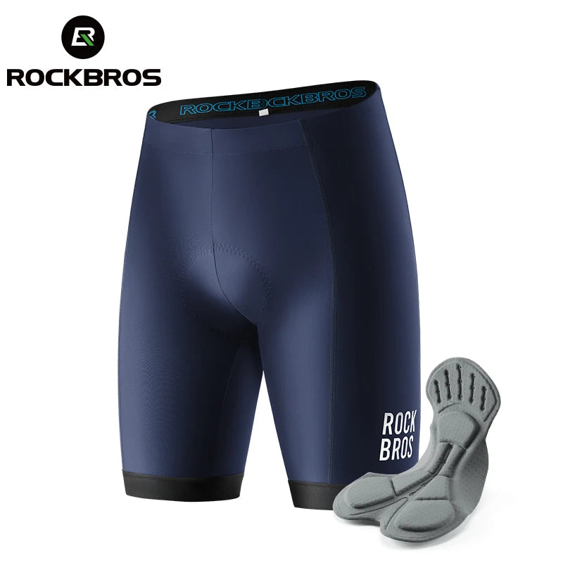 ROCKBROS Men’s Cycling Shorts — 3D Gel Pad Anti-Slip Breathable Bike Liner — view 8 of shorts