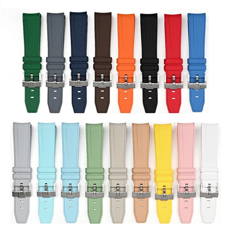MoonSwatch Diving Strap — 20mm Curved-End Rubber Watch Band for Omega x Swatch — view 3 of watch straps