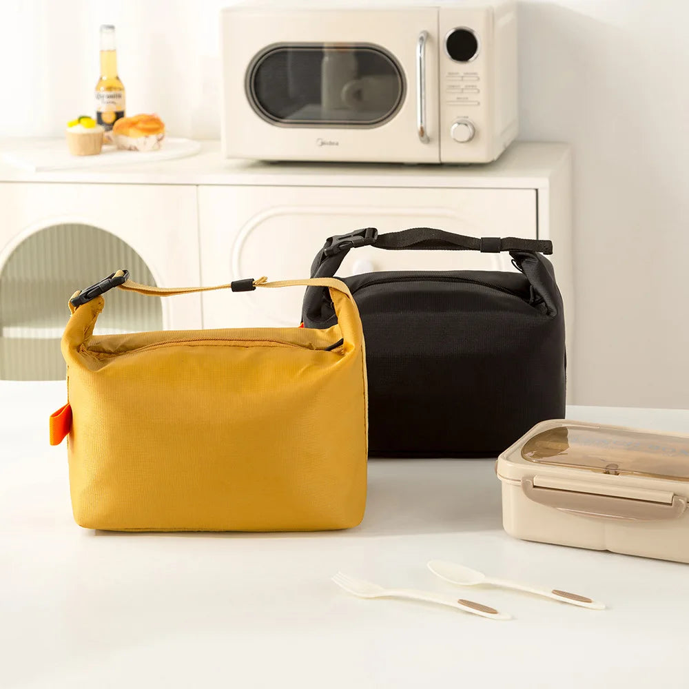 Insulated Bento Lunch Bag - Aluminum Foil Lunchbox Tote for School & Picnic — view 2 of lunch bags