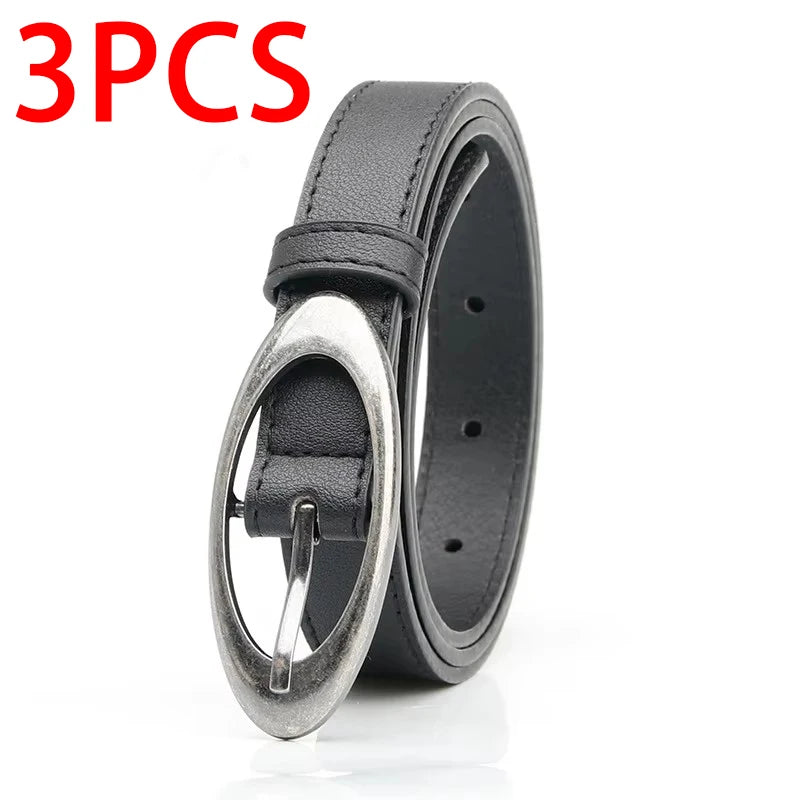 Belts Vintage Y2K Moon Star Buckle Gothic PU Leather Punk Waistband — view 8 of belts