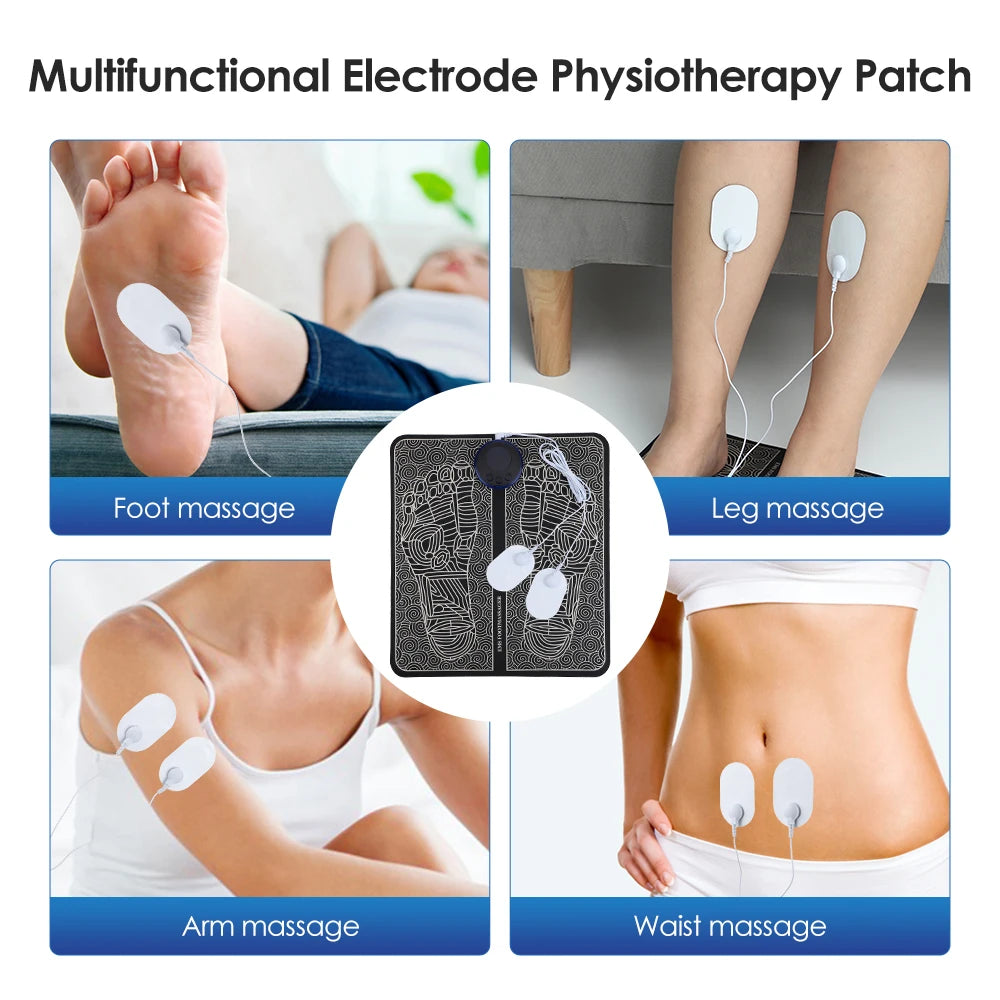 EMS Foot Mat Electric Massager — Electrostimulator Relaxation Pad — view 6 of recovery & massage