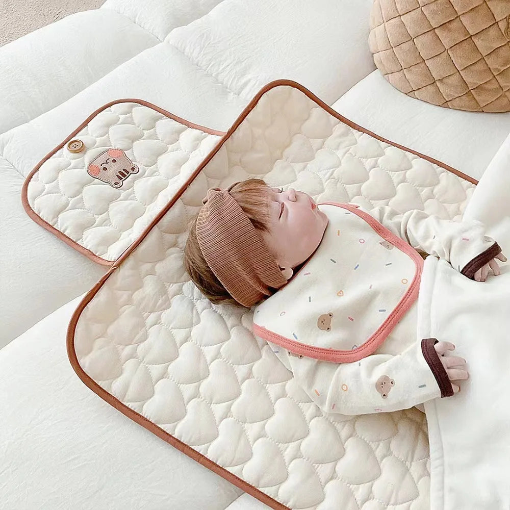 Foldable Diaper Changing Pad - Portable Waterproof Mat for Newborns — view 4 of diaper bags &amp; changing