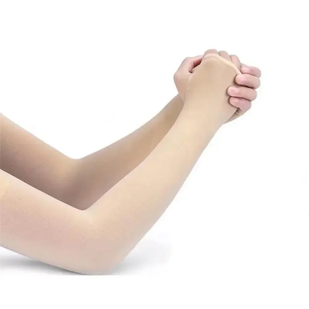 Cooling UV Compression Arm Sleeves — Sun Protection for Cyclists & Golfers — view 11 of braces & support