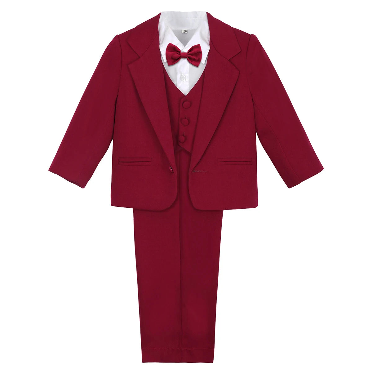 Baby Boy Suit Set – Formal Tuxedo for Baptism, Christening, Weddings, and Special Occasions