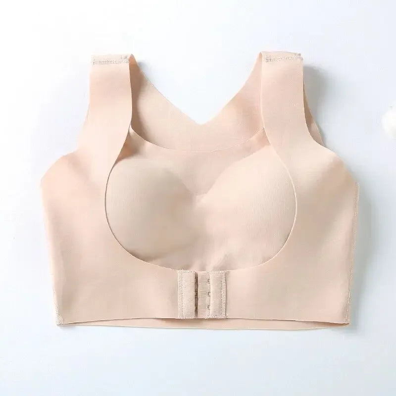 Posture Corrector Sports Bra &mdash; Front-Closure Humpback Correct Bralette for Women — view 7 of sports bras