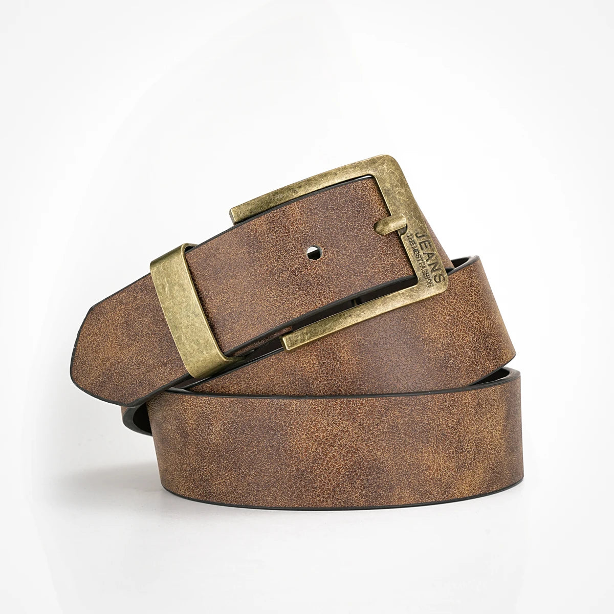 Belts Western Retro Men's & Women's PU Leather Belt — Casual Metal Buckle — view 4 of belts