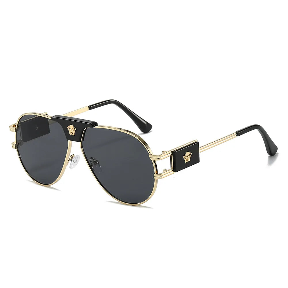 Classic Aviator Sunglasses — Women's UV400 Metal-Frame Sun Glasses — view 8 of sunglasses