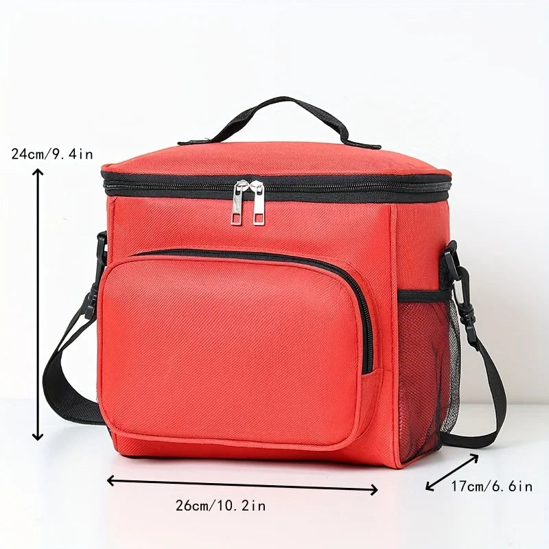 Premium Crossbody Bento Lunch Bag - Large-Capacity Insulated Meal Carrier — view 1 of lunch bags