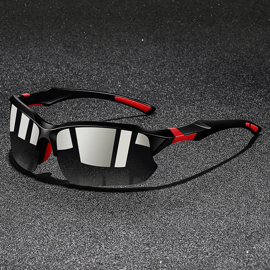 UV400 Sport Sunglasses — Unisex Wraparound Running & Hiking Eyewear — view 4 of sunglasses