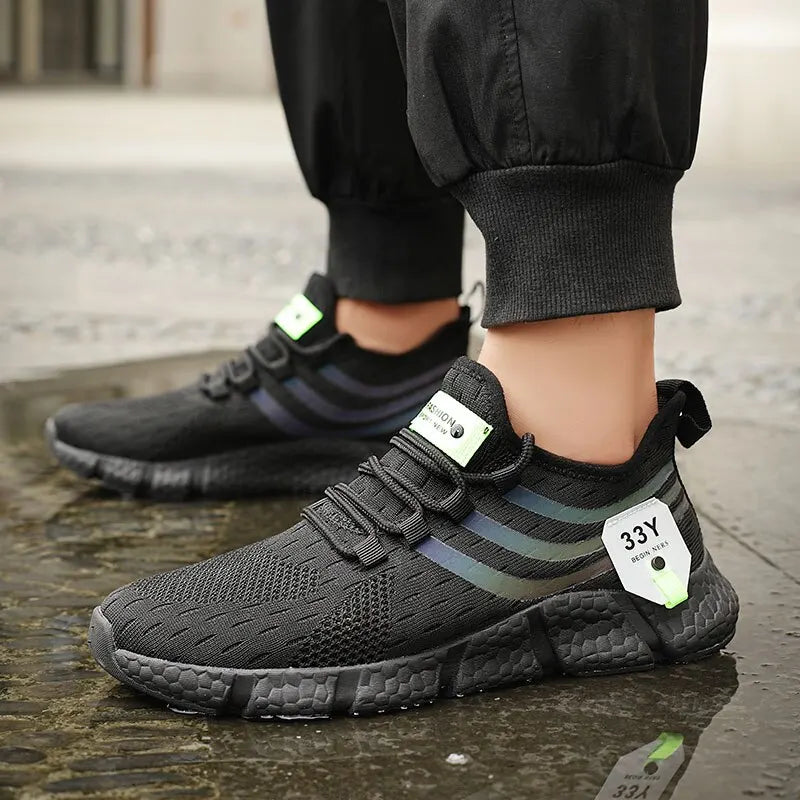 Men's Mesh Sport Sneakers — Breathable Lightweight Outdoor Running Trainers — view 5 of sneakers