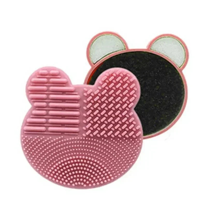 Makeup Brush Cleaner Pad (1PC) – Universal Silicone Washing Mat for Deep Cleaning Brushes — view 7 of beauty & personal care