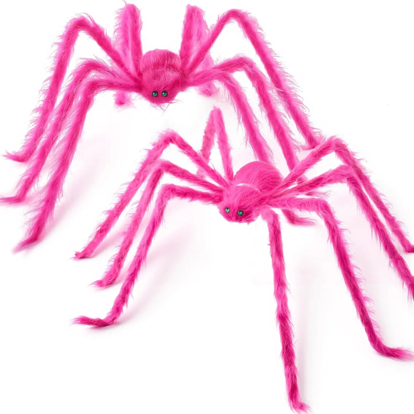 2-Pack Giant Hairy Spider Halloween Outdoor Decorations, 5 Ft — product photo 1