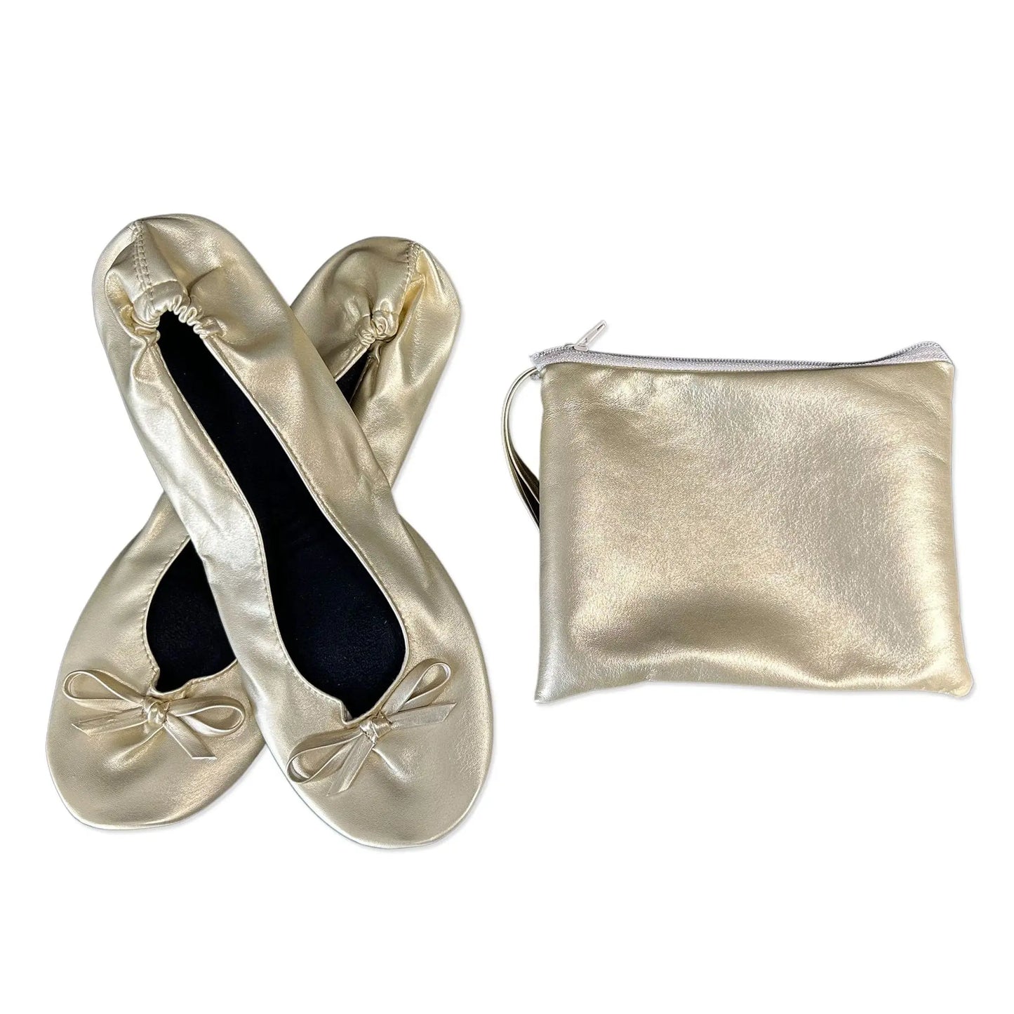 Flats & Ballet — Foldable Roll-Up Ballet Flats, Portable Purse-Size Travel Slippers — view 14 of flats & ballet